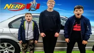 НЕРФ БАТЛ В ЛЕСУ! ЗАСТРЯЛИ В ЛЕСУ... / Кириешка