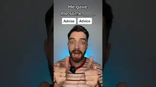 Advise or advice 🇬🇧