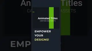 Camtasia 2022 | New Features Highlights - Library Assets