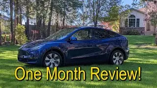 Tesla Model Y One Month Review!  The good, bad, and...more.