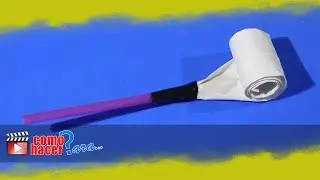 How to make a paper whistle for parties - Origami