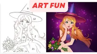 Art fun / colour the picture / fun art colour /ART FUN