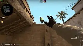 A smokes on Mirage - Stairs/CT Spawn/Jungle