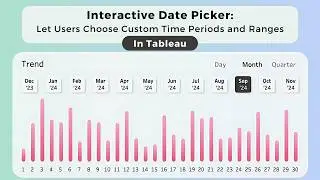 Tableau Interactive Date Picker: Choose Your Own Time Period and Range