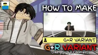 HOW TO MAKE G+R AWAKENING VARIANT LIKE GOJO 0.2 IN JJS SKILL BUILDER | Jujutsu Shenanigans Roblox