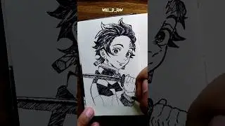 [ASMR] Drawing Tanjiro ☺️- Demon Slayer 