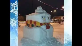 Городской конкурс снежных фигур  