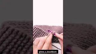 Повязка на голову крючком быстро