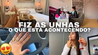 VLOG: FIZ AS UNHAS, CUIDANDO DO LAR + BATE PAPO COM O QUE ESTA ACONTECENDO + FUI NA OBRA