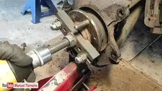 TROCAR ROLAMENTO DIANTEIRO KIA PICANTO * Kia wheel Bearing Replacement by Manuel Torneiro