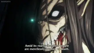 Attack on Titan episode 6 final season (the war-hammer Titan)1080p