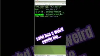 sshd has no .conf file! 