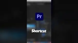 Edit FASTER with this Keyboard Shortcut! Premiere Pro #shorts