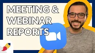 Create a Zoom meeting or webinar report