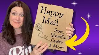 CROCHET HAPPY MAIL UNBOXING FROM KATRINA @MINDFUL CRAFTS & MORE | Charity Crochet | Diamond Painting
