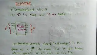 What is ENCODER? | Encoder with example