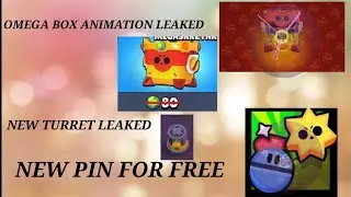 OMEGA BOX ANIMATION LEAKED | FREE PINS LEAKED | BRAWL STARS LEAKS |
