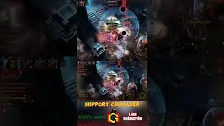 Diablo Immortal Crusader Vault Build: All Skills All At Once! #shorts