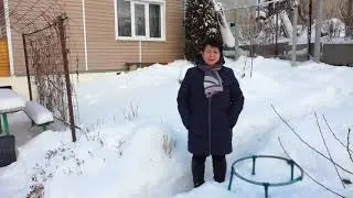 Дача в январе.Эстафета.Отвечаю на 2 вопроса?