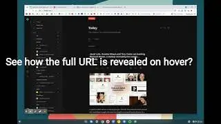 Google Chrome Reveals Full URL on Hover
