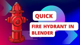 Quick Fire Hydrant Modelling in Blender #3dmodeling #firehydrantcreation