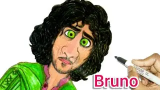 We don't talk about Bruno! | How To Draw Bruno From Encanto |Disney Encanto
