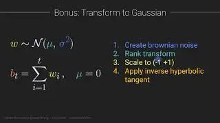 Statistics in Python: Transform a non-normal distribution to a Gaussian distribution.