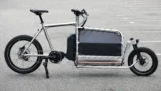 I made a Super Compact Electric Cargo Bike with a Special Feature