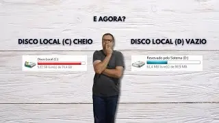 🤨Disco Local (C) cheio, Disco Local (D) vazio. E agora👎👎👎