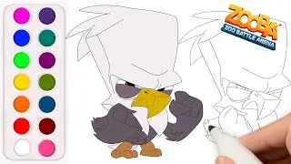 How to Draw Steve from Zooba #Zooba #Steve