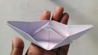 कागज की नाव 2 मिनट में बनाएं,,Kagaj ki nav,,How to make paper boat,, Crazy Experiments