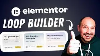 Elementor Loop Builder Tutorial – Create Custom Blog Cards 🤩