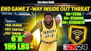 The MOST TOXIC ‘END-GAME 2-WAY INSIDE OUT THREAT’ Build To Make NBA 2K24… 76ERS PAUL GEORGE BUILD!
