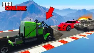 КТО ПЕРВЫЙ ПРОЙДЕТ ТОТ И ВЫИГРАЛ! СТЕНКА НА СТЕНКУ GTA 5 ОНЛАЙН