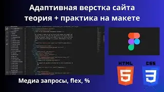 Адаптивная верстка сайта теория + практика на макете