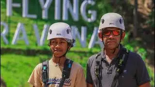 Zipliner in Ella #zipline  #travel  #adventure