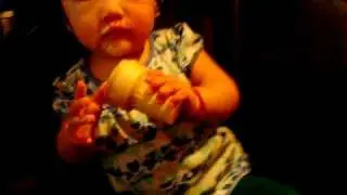 Alina eating ice cream