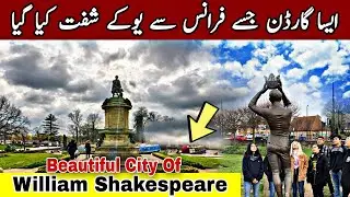 Beautiful city of William Shakespeare and Gower Memorial garden Stratford-upon-Avon uk 🇬🇧/