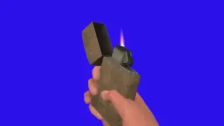 Lighter in First Person [BLUE SCREEN]