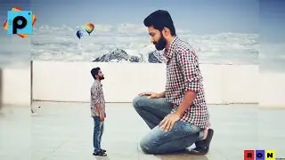 Miniature Photo Tutorial | Double Role | #roncreation | HD