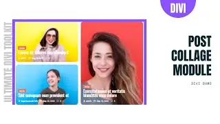 Post Collage Module for Divi | Divi Sumo