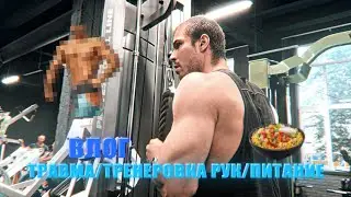 Тренировка рук. 6 недель после разрыва ахилла. Питание и мое БЖУ.