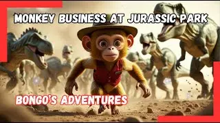 Monkey Business At Jurassic Park | Bongo's Adventures | AI Generated