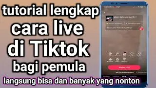 Tutorial on how to go live on TikTok for beginners, the easiest way to go live on TikTok