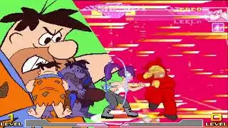 Chrigar Mugen: Evil Homer vs Fred Flimstone & Leela