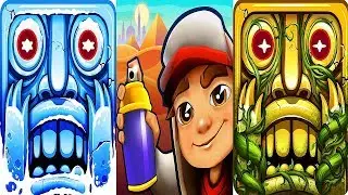 Subway Surfers Cairo 2018 VS Temple Run 2 (Frozen Festival, Lost Jungle)