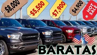 ‼️WOW muchas CAMIONETAS BARATAS en USA - ASÍ se CONSIGUEN (TRUCO FÁCIL)‼️