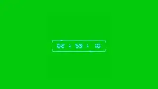 Science Fiction HUD Effect Green Screen. Free to Use