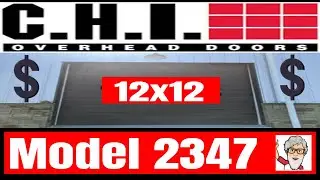 CHI 2347 DARK OAK GARAGE DOORS / HIGH LIFT / MONSTER TORSION SPRINGS