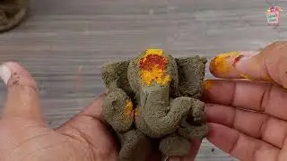 Clay Ganesha in 2 minutes | Simple Ganpati